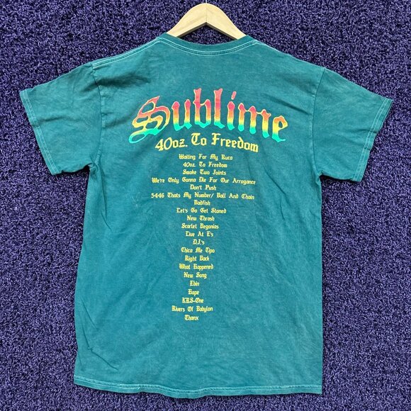 Sublime 40oz to Freedom Album Track-listing Band T-Shirt M - Picture 3 of 5